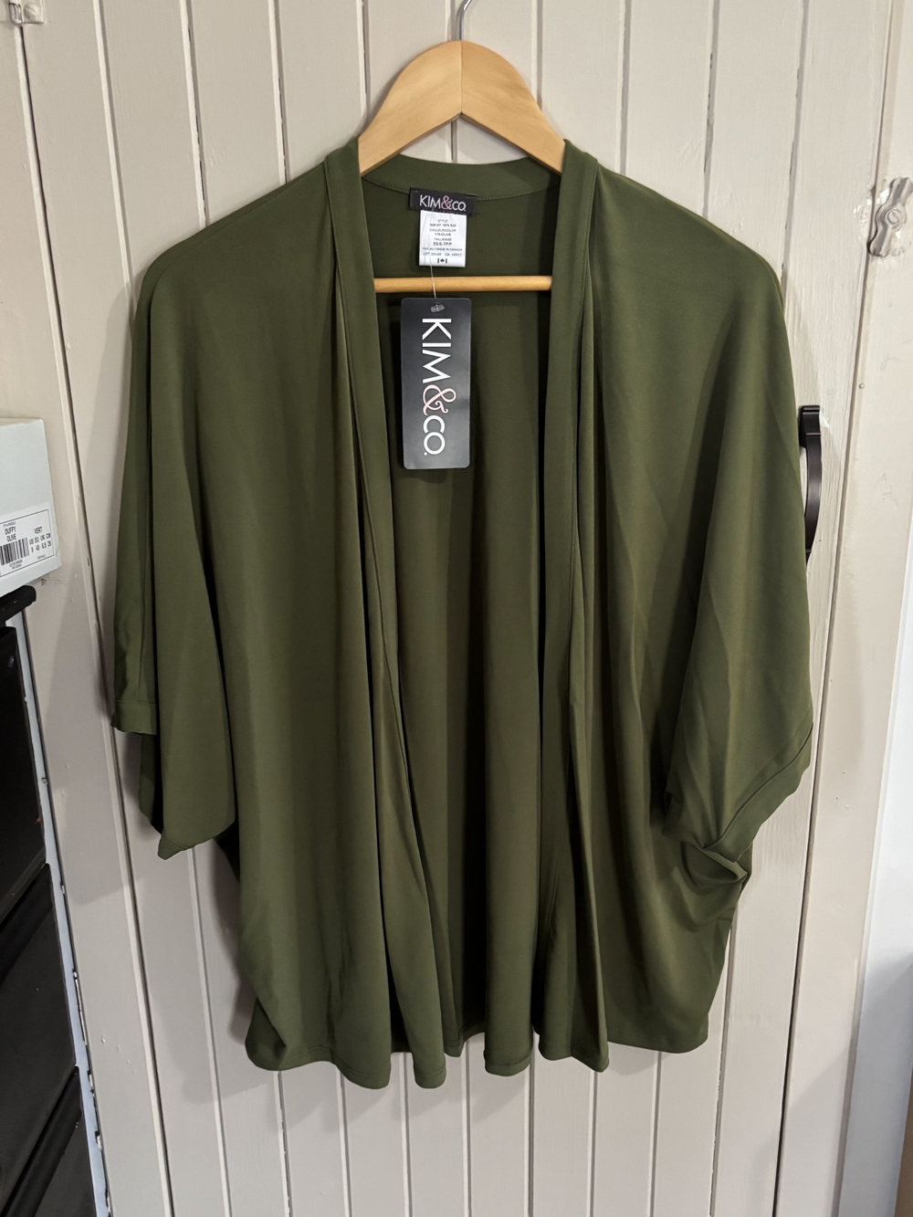 Olive Green Open-Front Women’s Bolero
